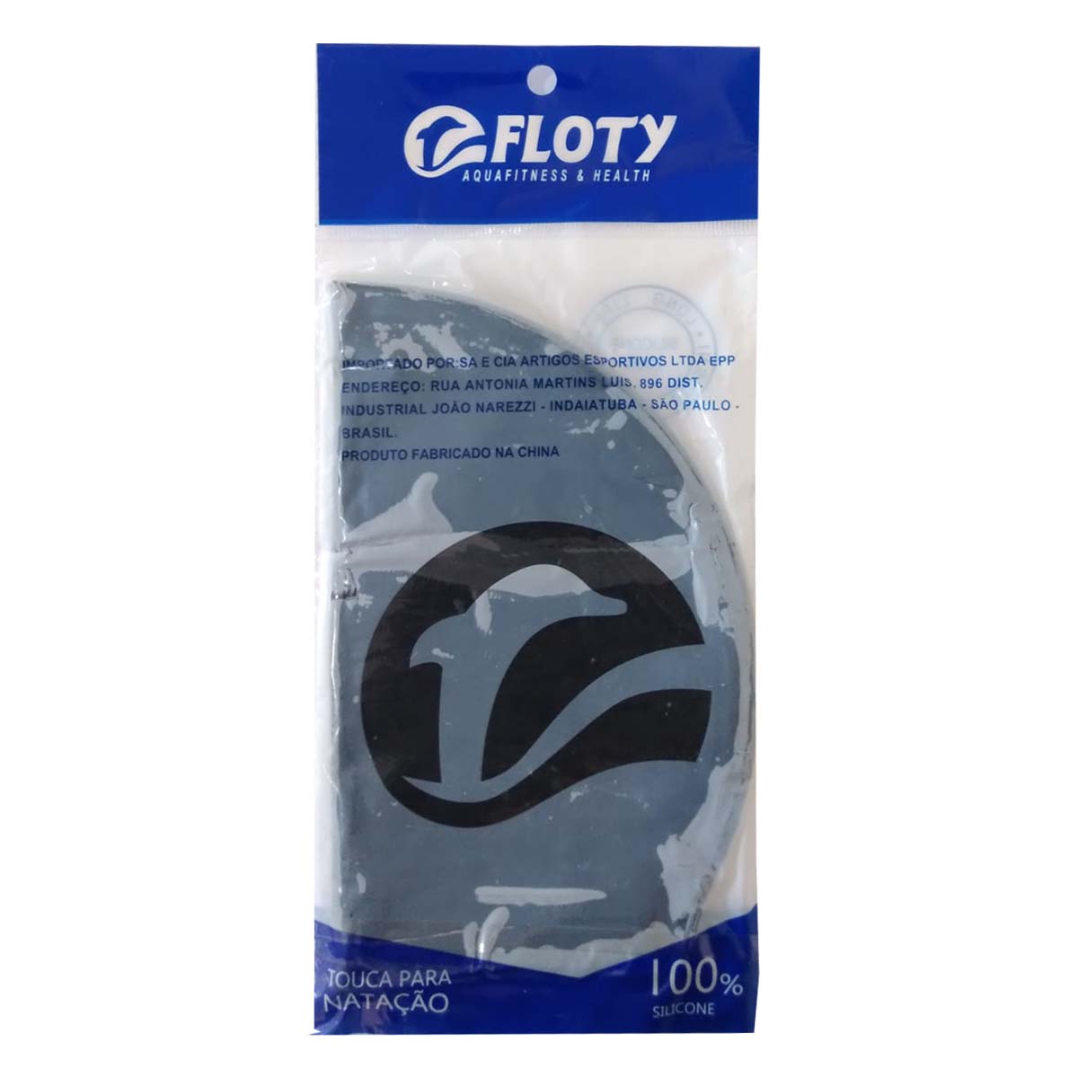 Touca De Natação Silicone Clean - Preta