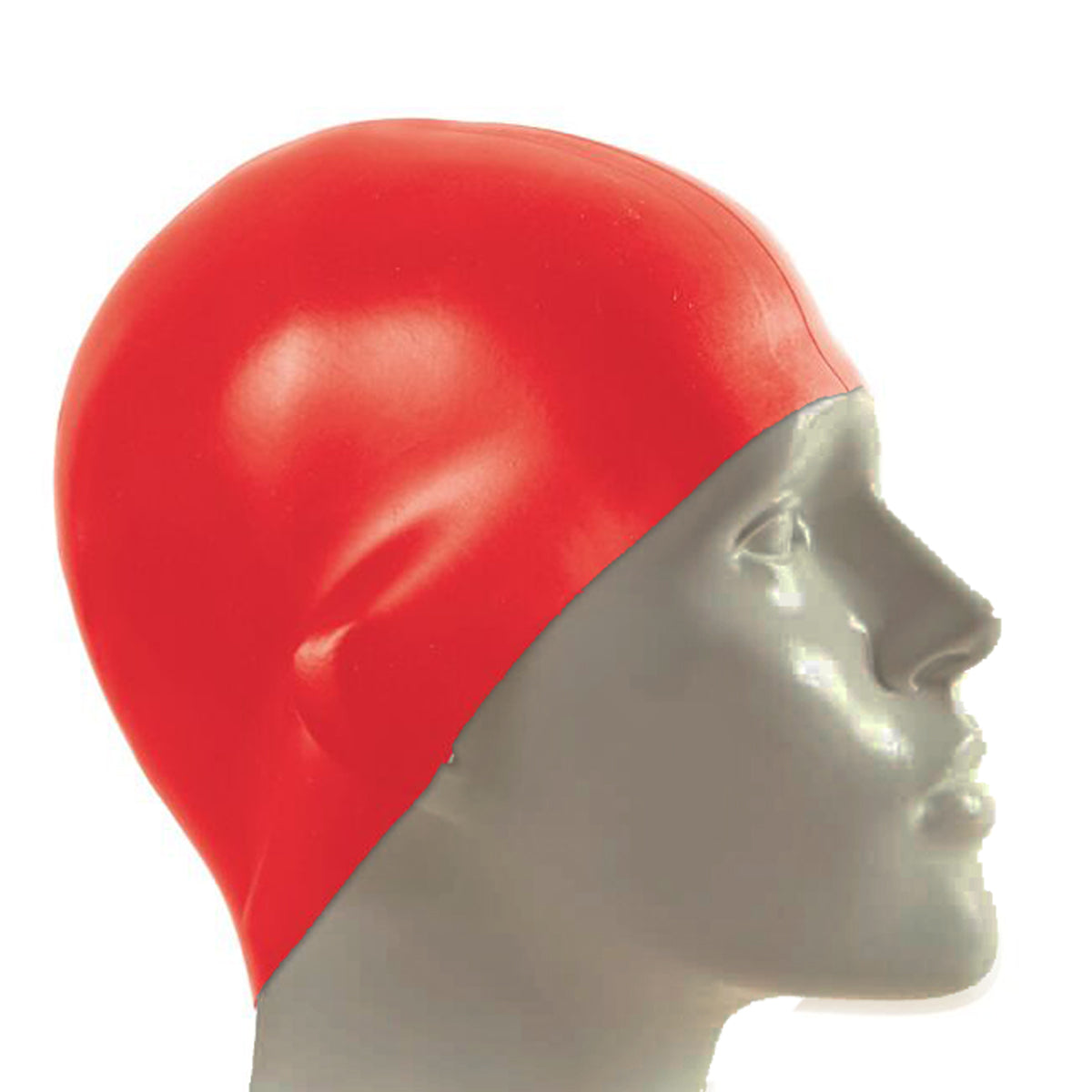 Touca De Natação Silicone Clean - Vermelha