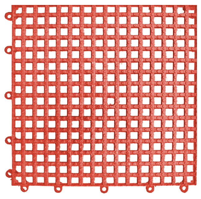 Piso Flexível Para Áreas Molhadas - Vermelho - Unidade