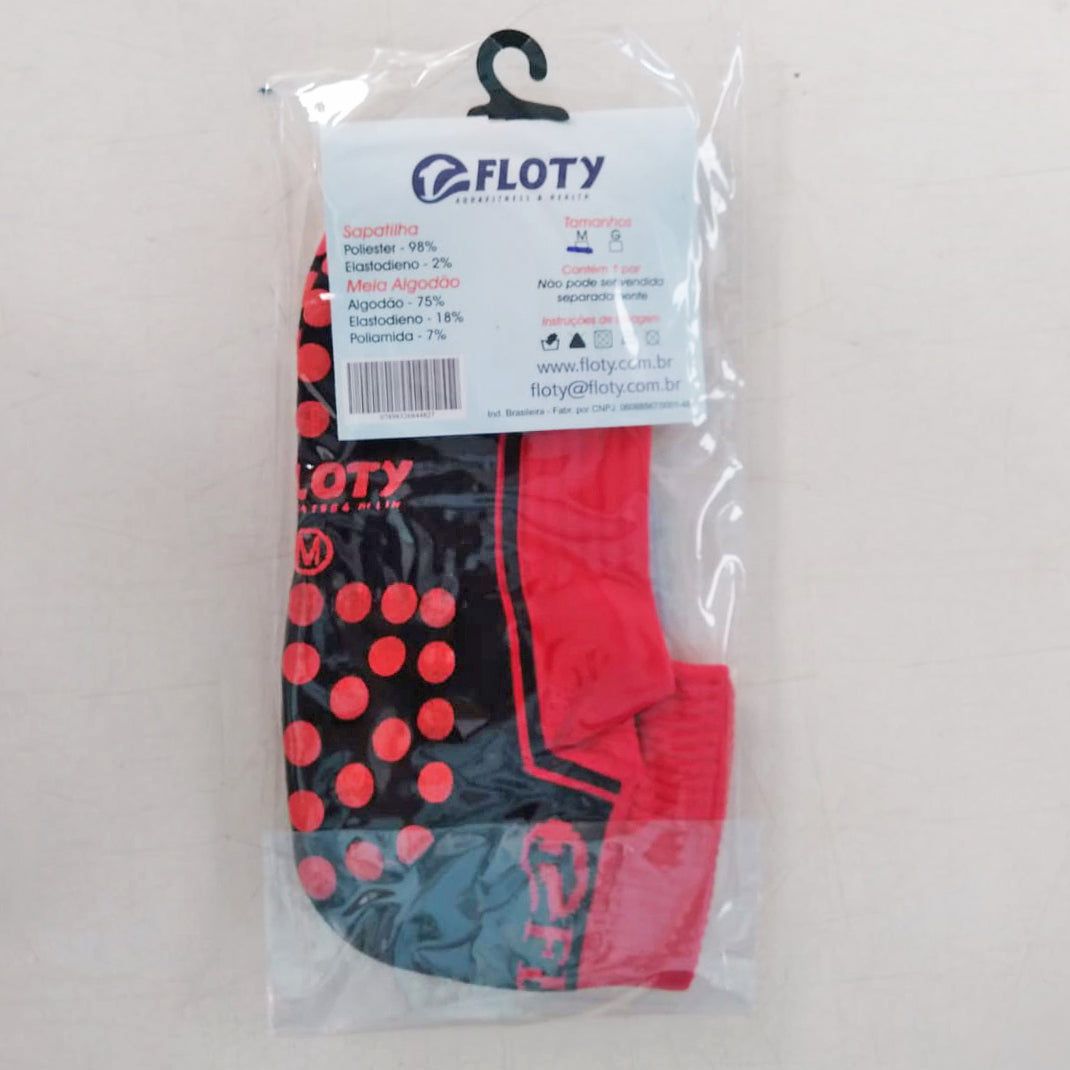 Meia Socks Soft M Antiderrapante Para Piscina - Par - Hidroginástica