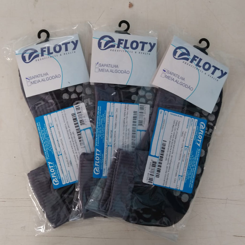 Meia Socks Soft G Antiderrapante Para Piscina - Par - Hidroginástica