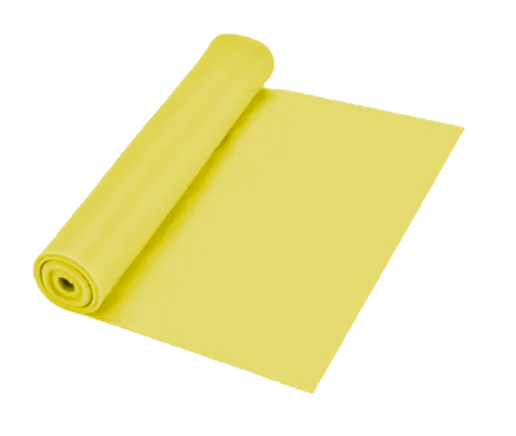 Siliband Elástico Silicone Amarelo - Carga 2: Moderado - Hidroginástica