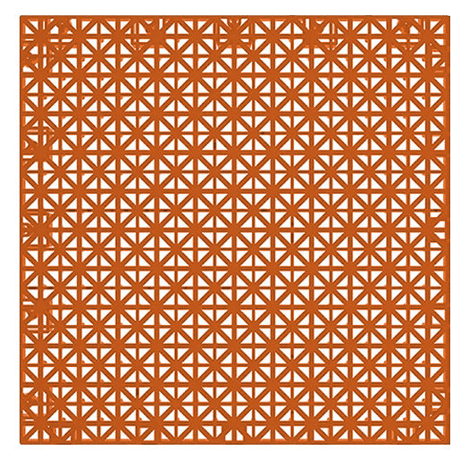 Piso Flexível G Para Áreas Molhadas - Laranja - Unidade