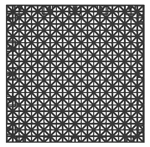 Piso Flexível G Para Áreas Molhadas - Preto - Unidade