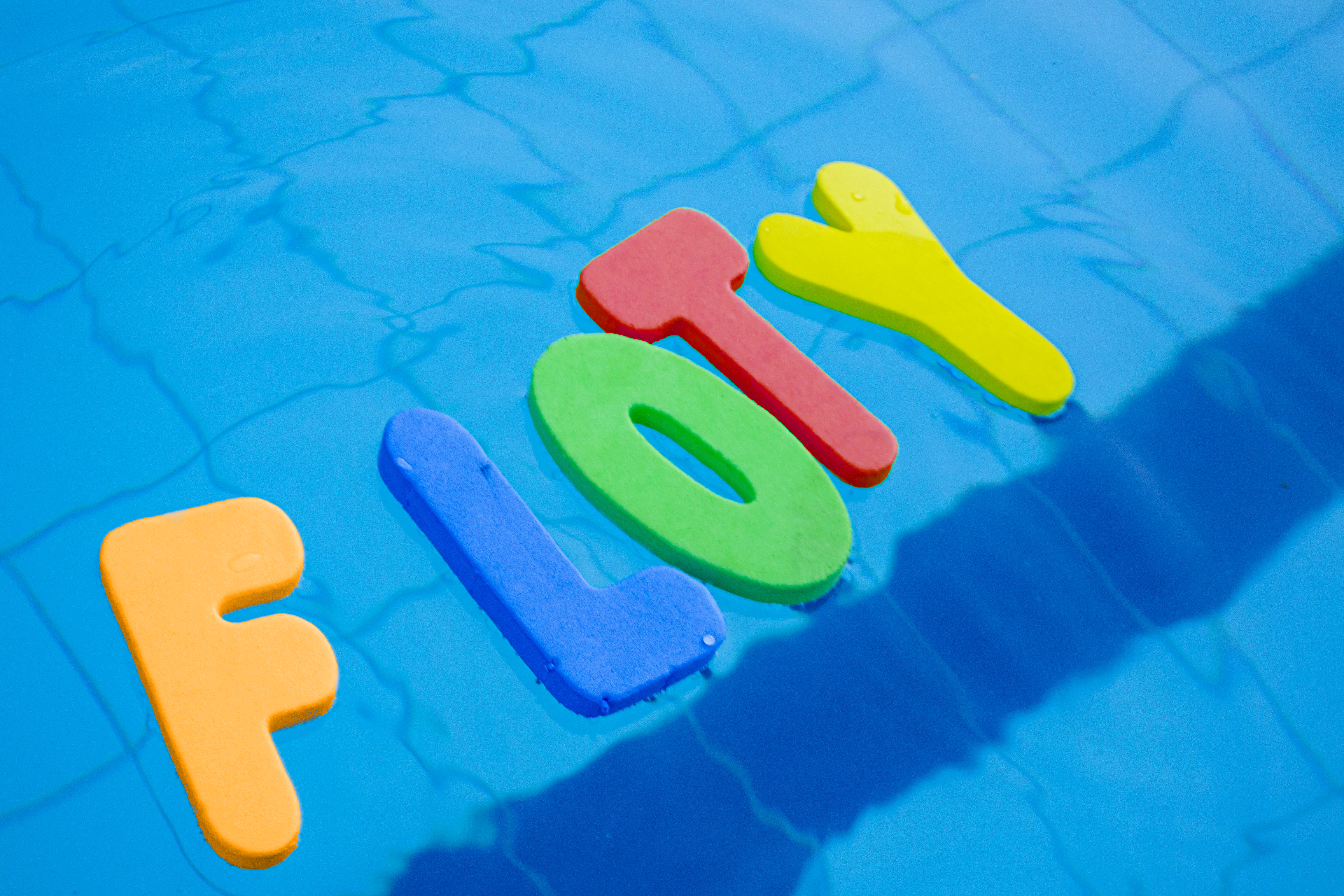 Kit Alfabeto Flutuante Para Piscina - 26 Unidades - Natação Infantil