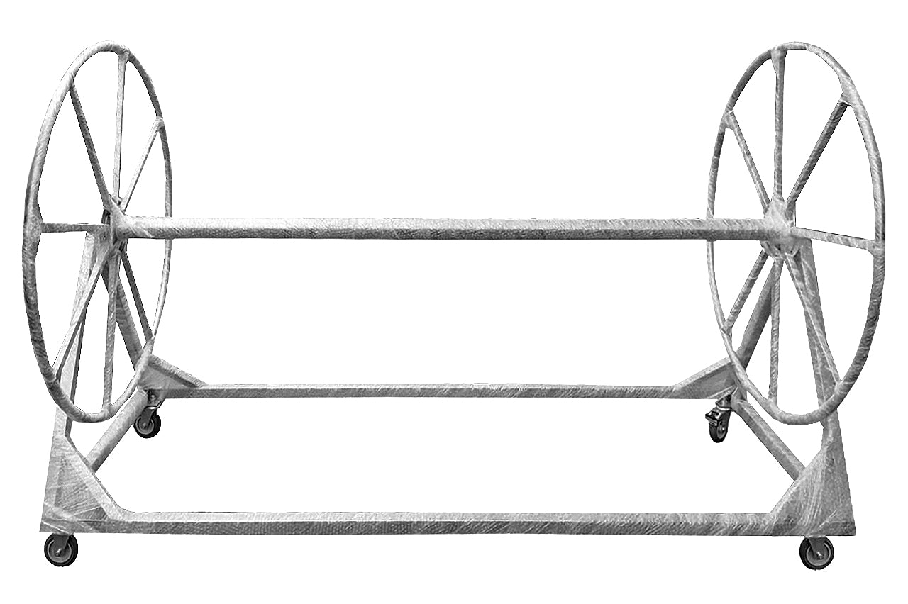 Carrinho Em Aço Inox Para Armazenar Raia - Até 100 Metros