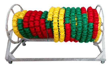 Carrinho Em Aço Inox Para Armazenar Raia - Até 100 Metros