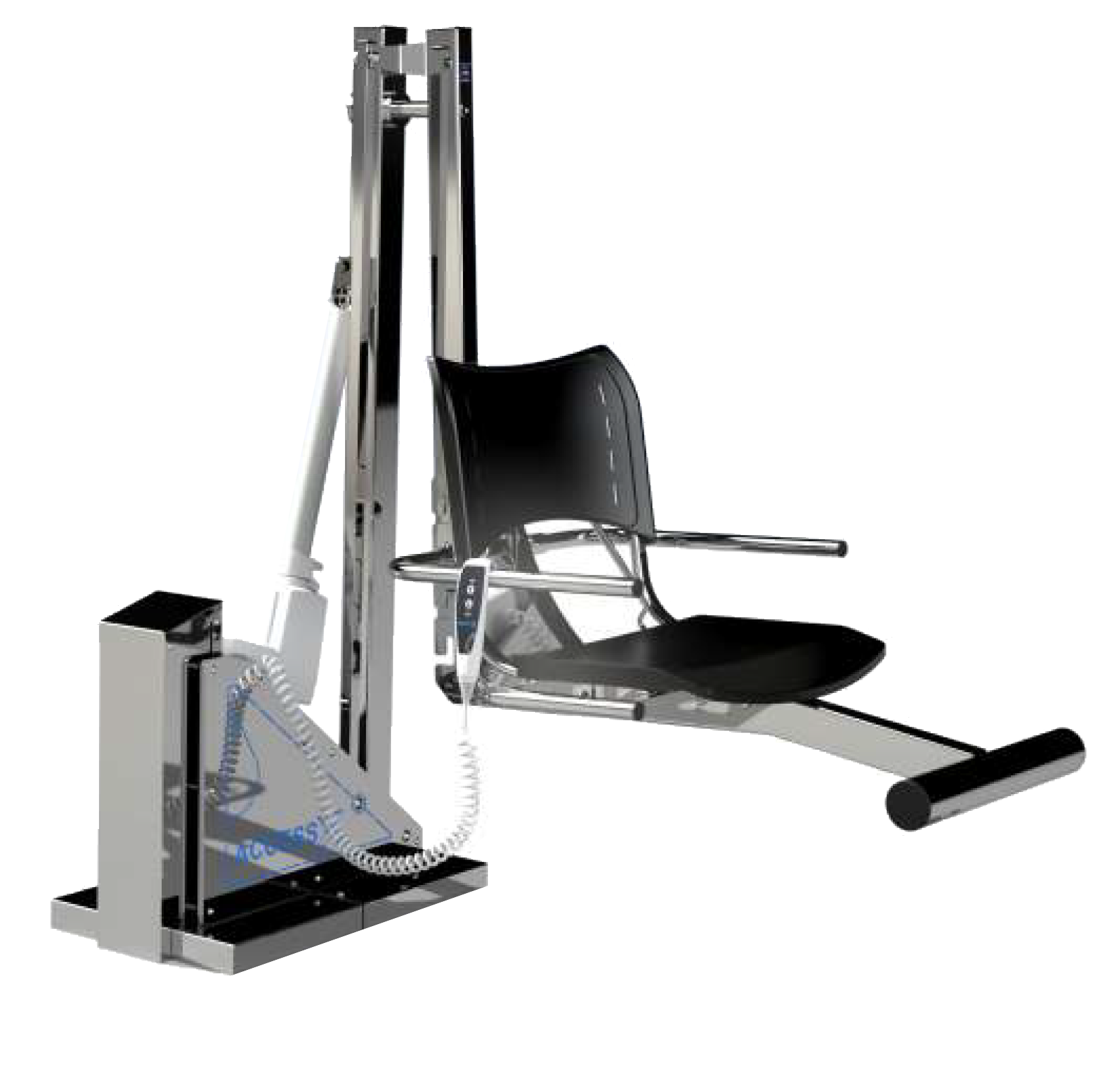 Elevador Hidráulico A Bateria Para Piscina - Autônomo - Hidroterapia e Reabilitação