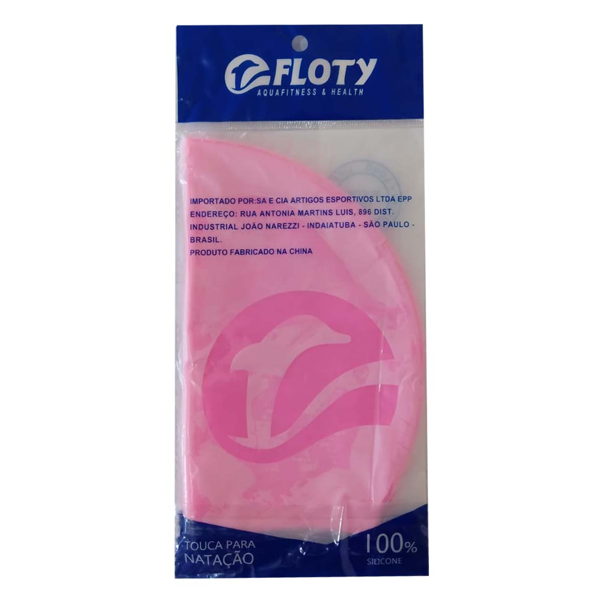 Touca De Natação Silicone Clean - Rosa