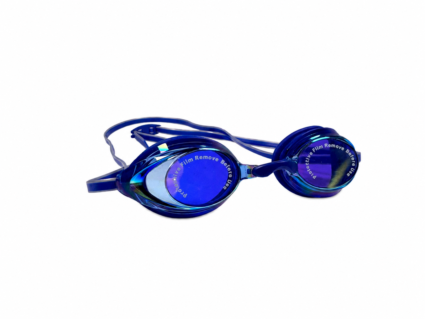 Óculos De Natação Competitor - Azul - Lentes Rainbow