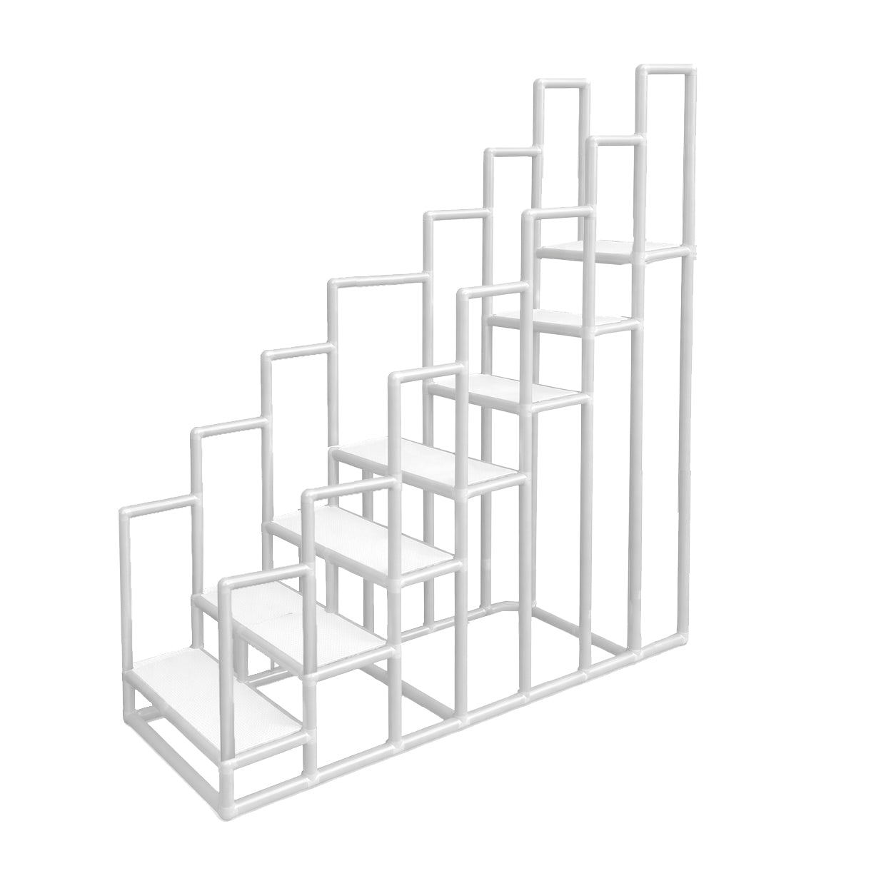 Escada de Hidroterapia em PVC - 7 Degraus - Branco