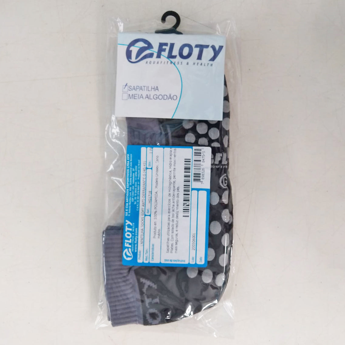 Meia Socks Soft G Antiderrapante Para Piscina - Par - Hidroginástica