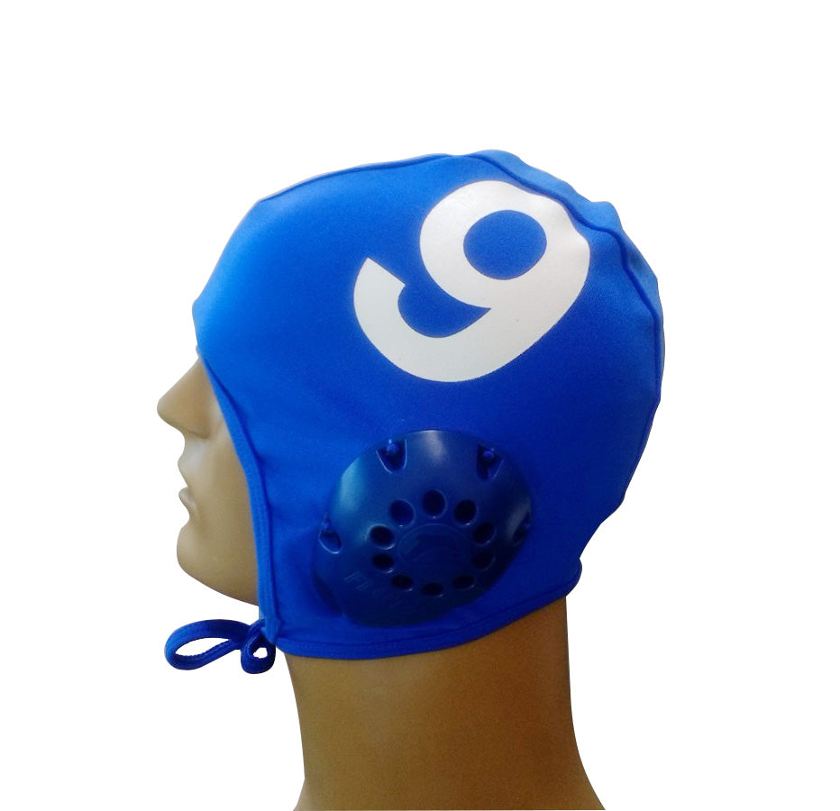 Kit Gorros Para Polo Aquático Azul Royal - 14 Unidades - Jogos Aquáticos